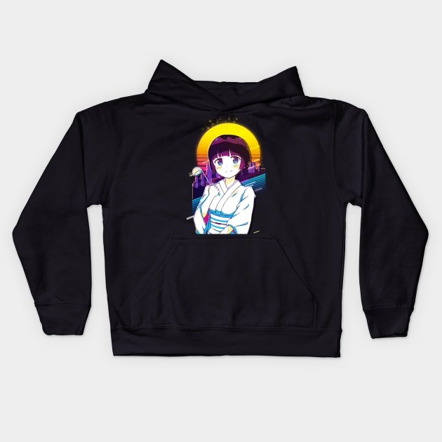 Senju Muramasa - Eromanga Sensei Kids Hoodie by 80sRetro